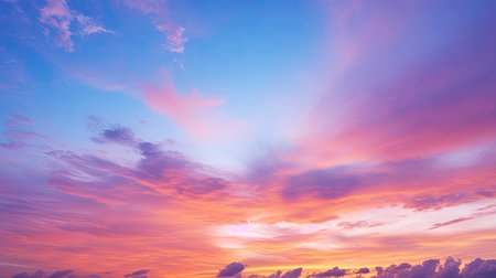 wispy blue sky sun cloudsの素材
