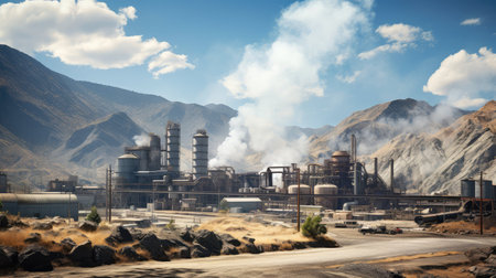 mountains quarryの素材