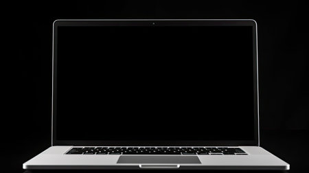 laptop white background digital technologyの素材