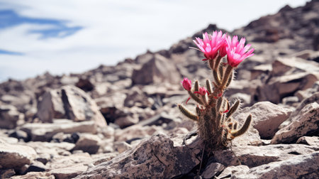 spiky cactus pinkの素材