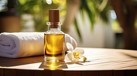 tranquility spa massage oilの素材