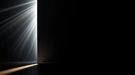 brightness light on blackの素材