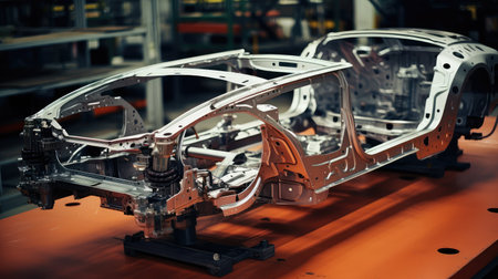 metal chassis car productionの素材