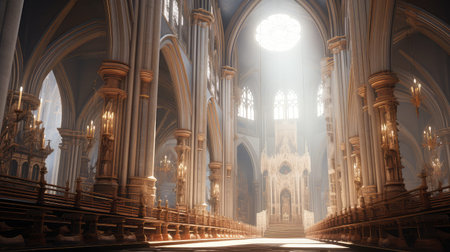 glass cathedral interiorの素材