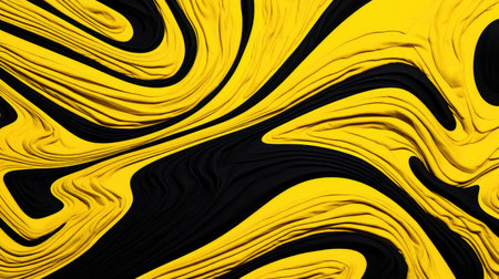 high yellow and black abstractの素材