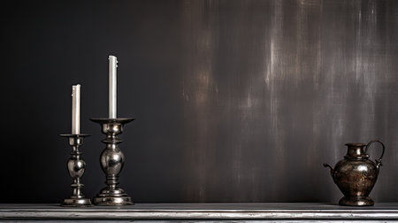 candlestick tarnished silverの素材