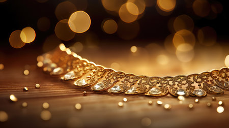 intricate light flash on goldの素材