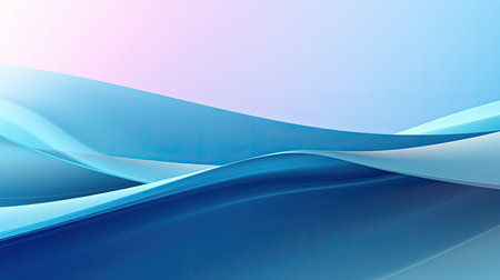 tones abstract blue waves backgroundの素材