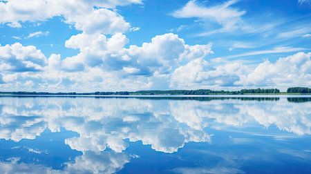 calm soft blue skyの素材