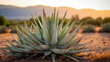 cluster aloe plantの素材