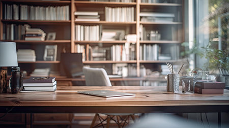 workspace blurred house interiorsの素材