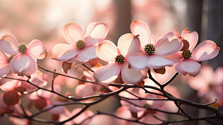 blossom pink dogwoodの素材
