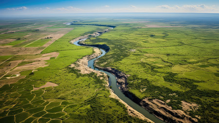 landscape agriculture aerialの素材