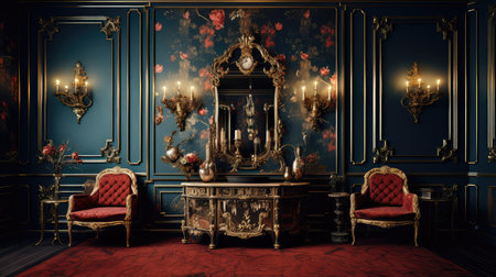 velvet wall interiorの素材