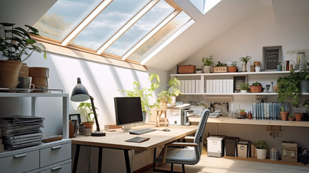 skylight home office lightingの素材