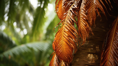 texture palm oil treesの素材