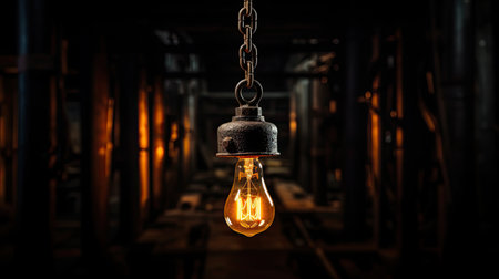 bulb industrial lightの素材