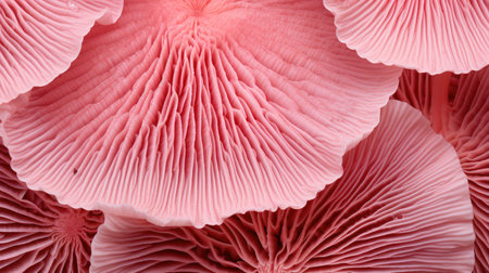 intricate pink oyster mushroomの素材