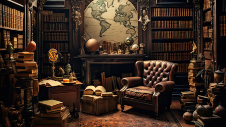 study vintage interiorの素材