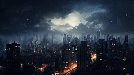 cityscape light sourceの素材