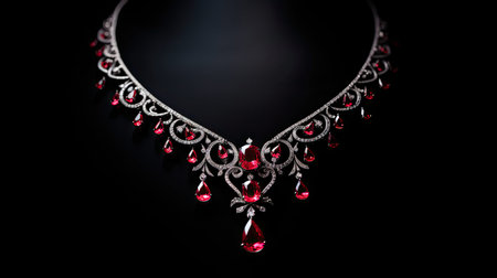 elegant silver and redの素材