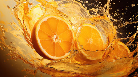 skin abstract orange fruitの素材