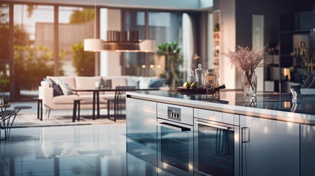 sleek blurred house interior iconsの素材