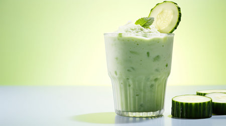 smoothie diet cucumber backgroundの素材