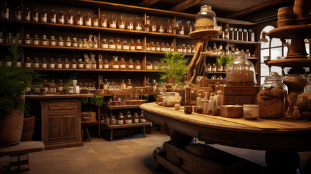 cozy pharmacy interiorの素材