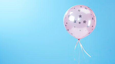 shimmer baby pink starsの素材