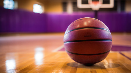 court purple basketballの素材