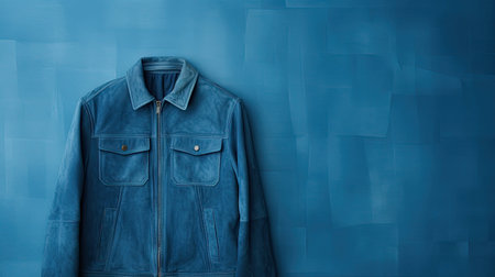 texture blue suedeの素材