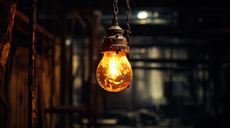 metal industrial lightの素材