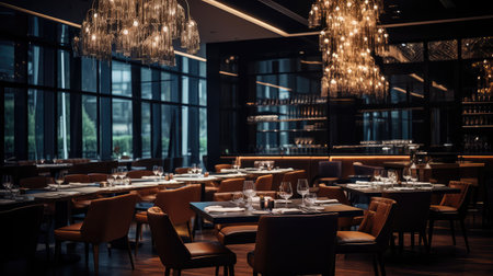 sophistication blurred luxurious interiorの素材