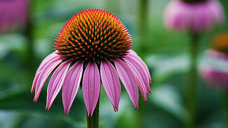 petals purple coneflowerの素材