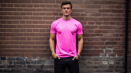 bold tshirt pinkの素材