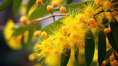 flower golden wattleの素材