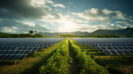 energy technology greenの素材