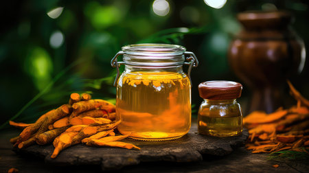 massage turmeric oilの素材