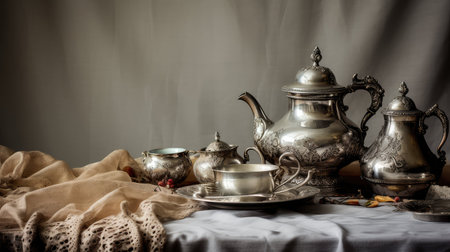 saucers silver typeの素材