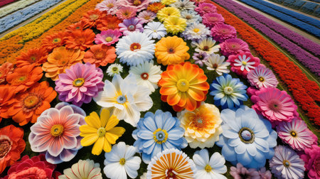 photograph sky flower farmの素材