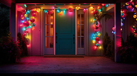 playful front door lightsの素材