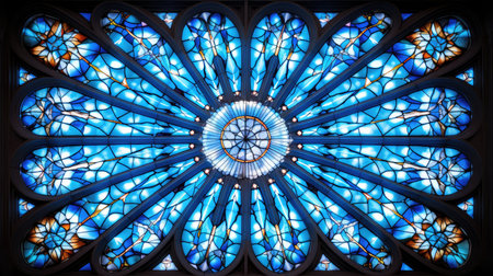 glass sunburst blueの素材