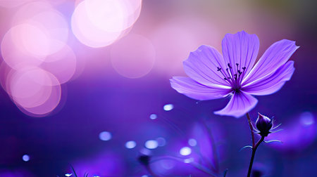 photograph bokeh purpleの素材