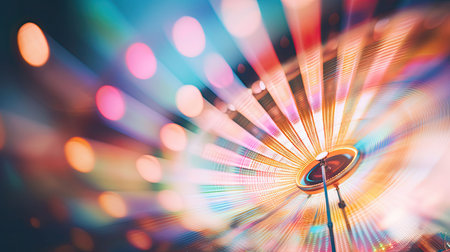 ferris lights blurの素材