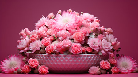 centerpiece pink cactusの素材