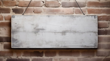 rustic blank gray hanging wood signの素材