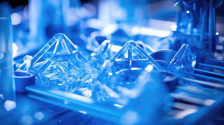 up blue technology abstractの素材