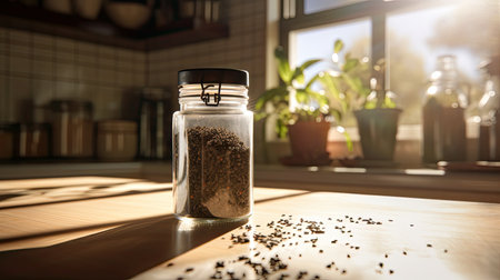 ground view black pepperの素材