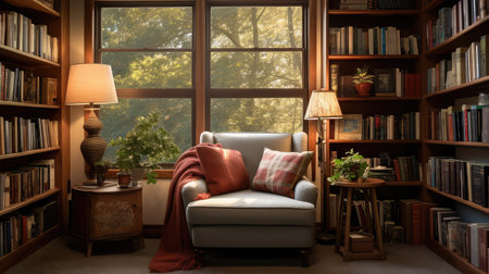 reading interior design peopleの素材